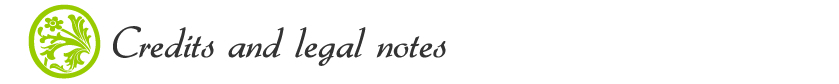 Credits and legal notes
