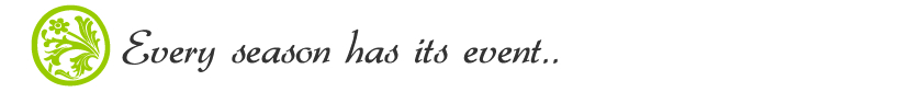 Every season has its event...